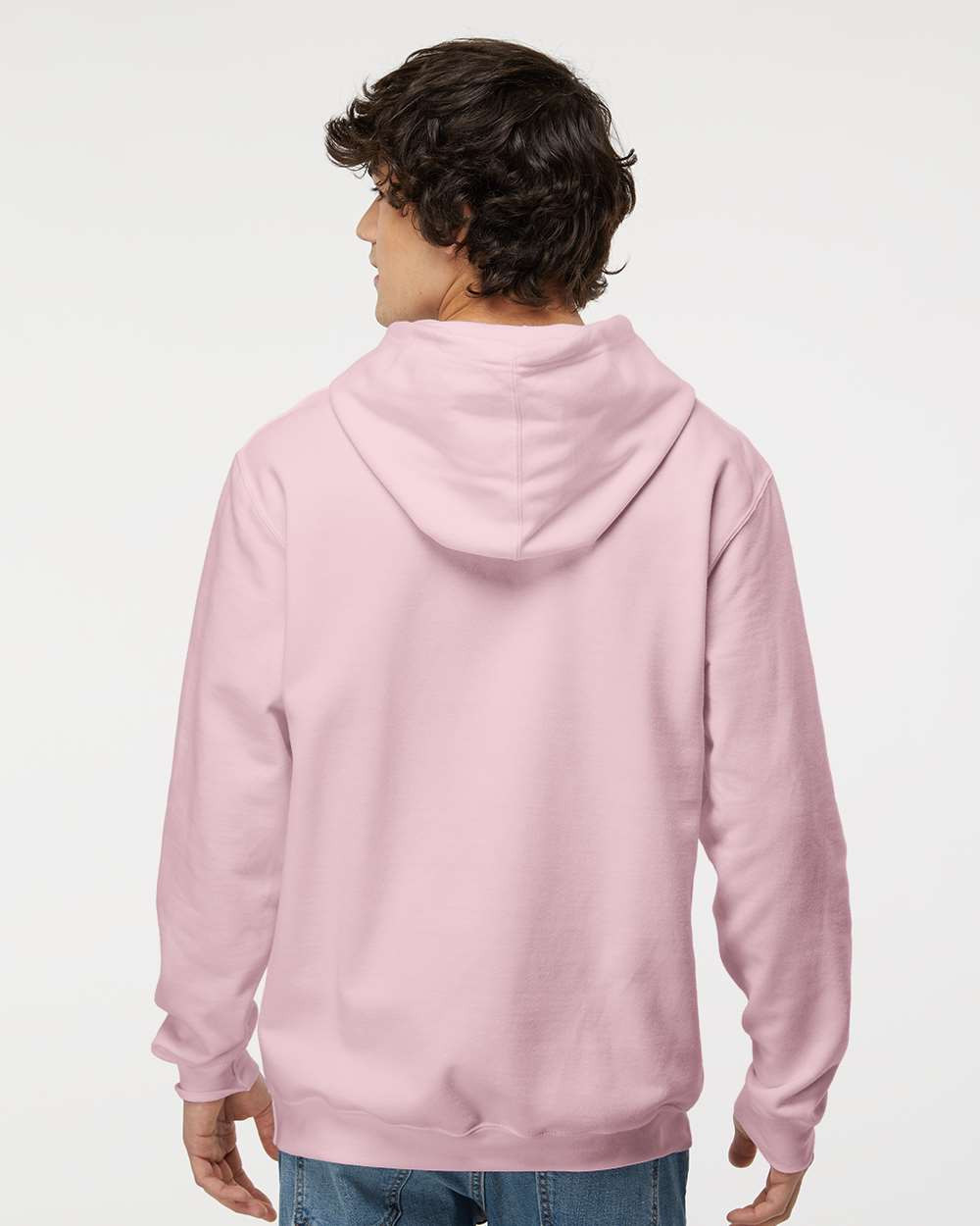 M&O 3320 Unisex Pullover Hoodie | Light Pink